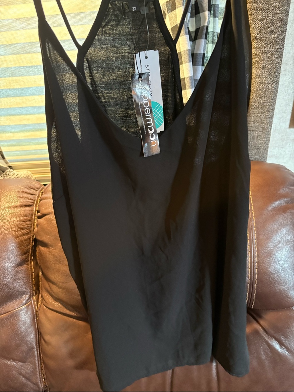 Papermoon Black Sleeveless Tank Top